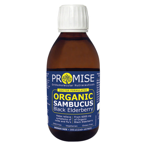 Promise Organic Sambucus Black Elderberry - 300ml