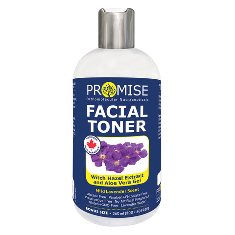 Promise Facial Toner Witch Hazel Extract and Aloe Vera Gel - 360ml