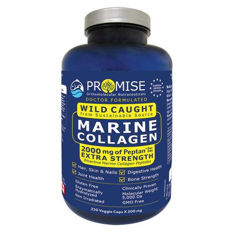 Promise Marine Collagen, Wild Caught from Sustainable Source - 230 vcaps