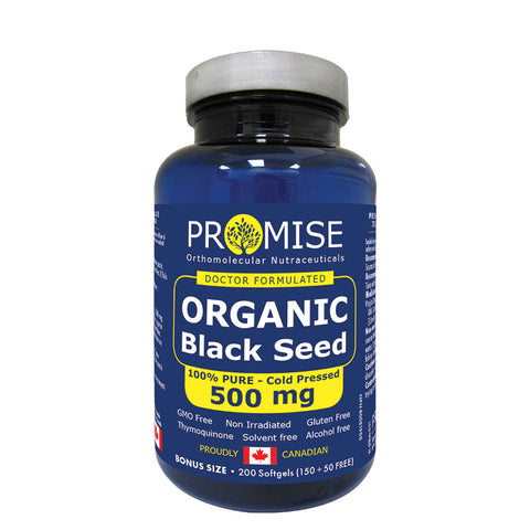 Promise Organic Black Seed Oil - 200 softgels